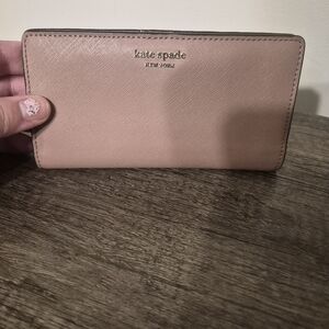 Kate Spade Mauve Pink Saffiano Wallet